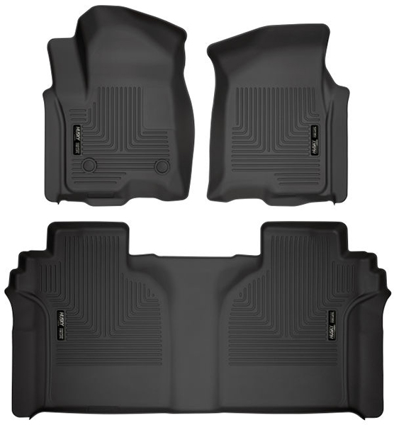 PISOS DELANTERO + TRASERO WEATHERBEATER CHEVROLET SILVERADO CREW CAB 2019 - 2022