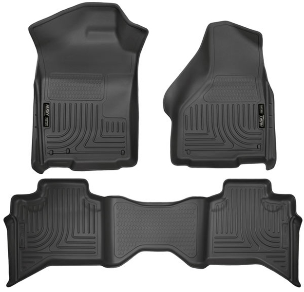 PISOS DELANTERO + TRASERO WEATHERBEATER DODGE RAM 1500 QUAD CAB 09 - 18 | CLASSIC RAM 1500 QUAD CAB 19 - 21